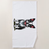 Serviette De Plage Sweet Bustie Chien (Devant)