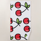 Serviette de plage Sweet Cherry" (Devant)