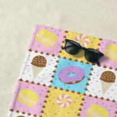 Serviette de plage Sweet Cravings (En situation)