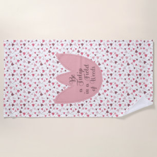 Serviette De Plage Sweet Simple Tulip Motif rose - Toutes les directi