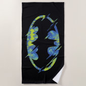 Serviette De Plage Symbole Batman Électrique (Devant)