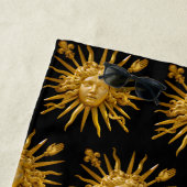 Serviette De Plage Symbole de Louis XIV le Roi Soleil (En situation)