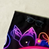 Serviette De Plage Symbole de paix arc-en-ciel Art (En situation)