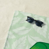 Serviette De Plage Symbole de recyclage (En situation)