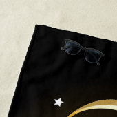 Serviette De Plage Symbole d'infini doré (En situation)