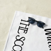 Serviette De Plage Symbole et signe du zodiaque du scorpion (En situation)