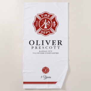 Serviette De Plage Symbole volontaire de croix maltaise du