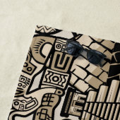 Serviette De Plage Symboles historiques anciens Style de tatouage (En situation)