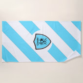 Serviette de plage symbolique de Gemini (Devant)