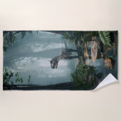 Serviette De Plage T-Rex (Devant)