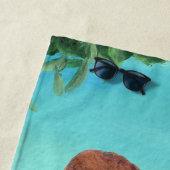 Serviette De Plage T-Rex Dinosaur (En situation)