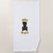 Serviette De Plage T-Shirt (Devant)