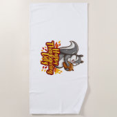 Serviette De Plage T-shirt classique Bon thanksgiving mignon écureuil (Devant)