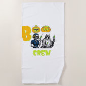 Serviette De Plage T-Shirt classique Boo Crew (Devant)