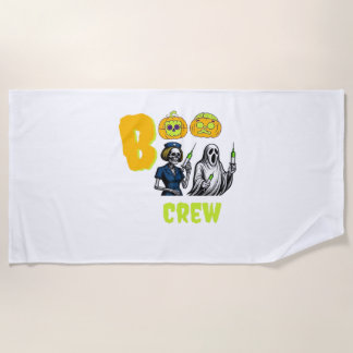 Serviette De Plage T-shirt classique Boo Crew