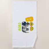 Serviette De Plage T-shirt classique Boo Crew (Devant)
