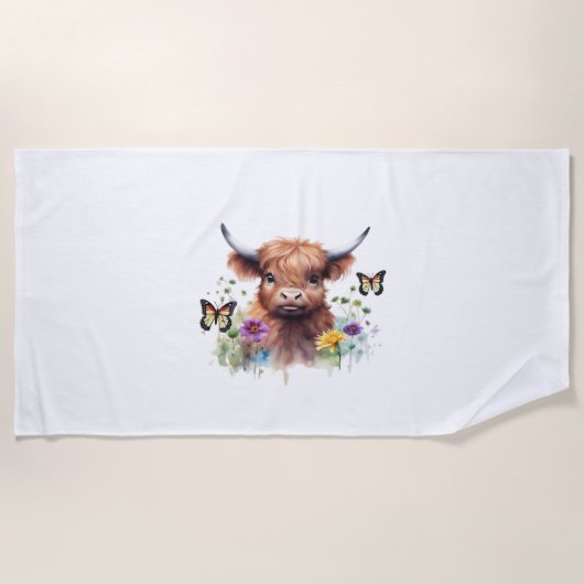 Serviette De Plage T-shirt classique de Noël à la Moo-rry (Devant)