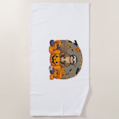 Serviette De Plage T-shirt classique de Sloth-o-ween (Devant)