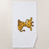 Serviette De Plage T-shirt classique pour bébé girafe (Devant)