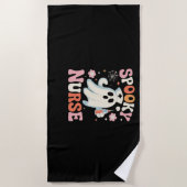 Serviette De Plage T-shirt éffrayant classique infirmière_1 (Devant)