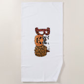 Serviette De Plage T-shirt Halloween, Halloween (Devant)