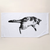 Serviette De Plage Tabby Silvery Shade (Devant)