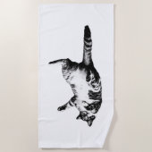Serviette De Plage Tabby Silvery Shade (Devant)