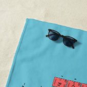 Serviette De Plage Tableau périodique des éléments (En situation)