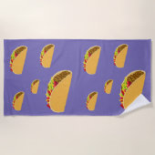 Serviette De Plage Taco Tuesday Design - Beach Towel (Devant)