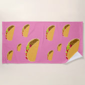 Serviette De Plage Taco Tuesday Design - Beach Towel (Devant)