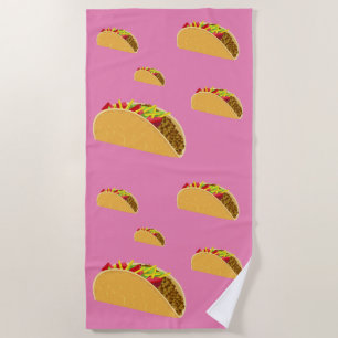 Serviette De Plage Taco Tuesday Design - Beach Towel