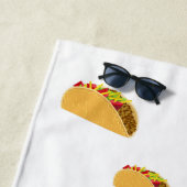Serviette De Plage Taco Tuesday Design - Beach Towel (En situation)