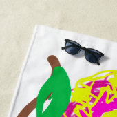 Serviette De Plage Tacon été cool (En situation)
