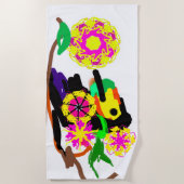 Serviette De Plage Tacon été cool (Devant)
