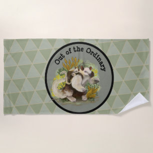 Serviette De Plage Tamandua Anteater