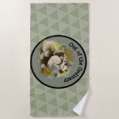 Serviette De Plage Tamandua Anteater (Devant)