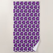 Serviette De Plage Tanzanite Gemstone Purple (Devant)