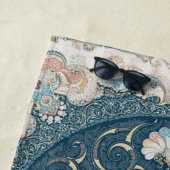 Serviette De Plage Tapis Ancien Turc Persan (En situation)