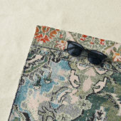 Serviette De Plage Tapis antique vert (En situation)