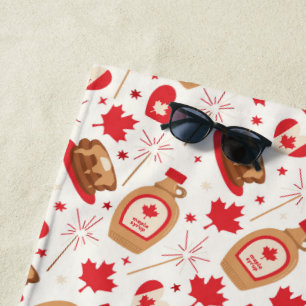 Serviette De Plage Tapis de plage pour la fête du Canada
