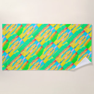 Serviette De Plage Tapis et chiffons Art pur abstrait suprême