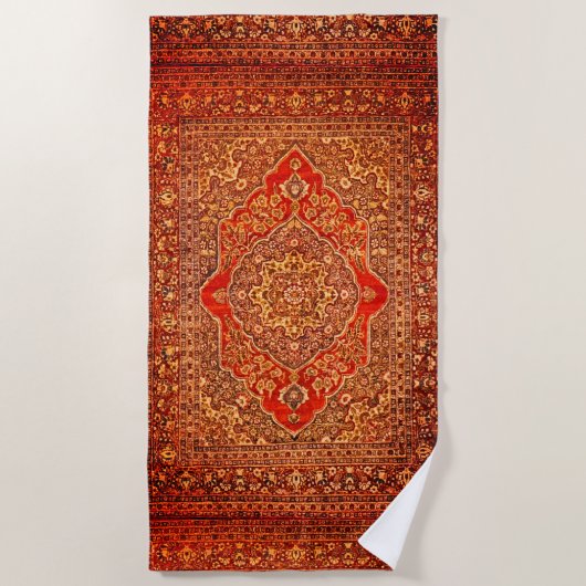 Serviette De Plage Tapis persan look no2 - Tabris (Devant)