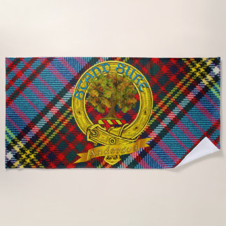 Serviette De Plage Tartan Anderson