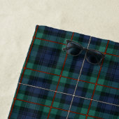 Serviette De Plage Tartan Clan Robertson Plaid Purple Green Check (En situation)