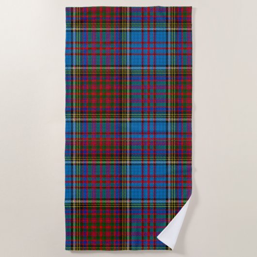 Serviette De Plage Tartan de clan d'Anderson (Devant)