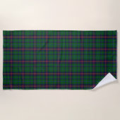 Serviette de plage tartan du clan Young (Devant)