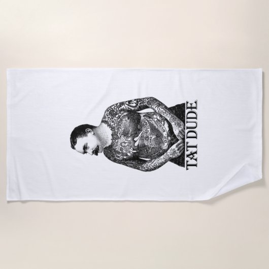 Serviette De Plage Tat Dude (Devant)