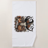 Serviette De Plage Taureau Halloween Vache (Devant)