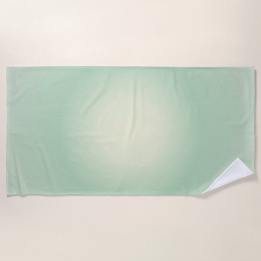 Serviette De Plage Taurus Aura Gradient Zodiac, Vert Aura Gradient (Devant)