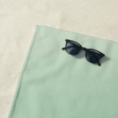 Serviette De Plage Taurus Aura Gradient Zodiac, Vert Aura Gradient (En situation)